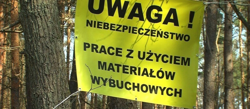 Granat na działce