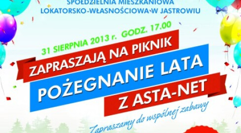 Żegnamy lato z Asta-Net - grafika