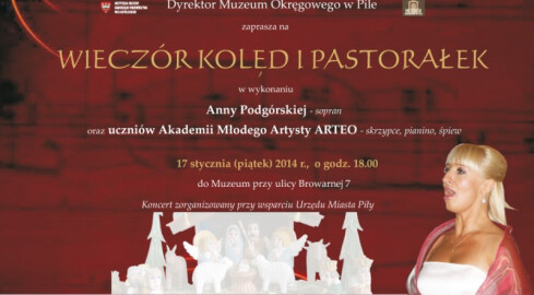 Kolędy i pastorałki w muzeum - grafika