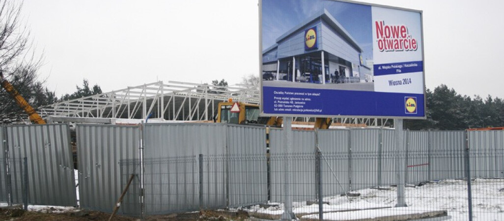 Rośnie trzeci Lidl w Pile. Tym razem na osiedlu Górnym