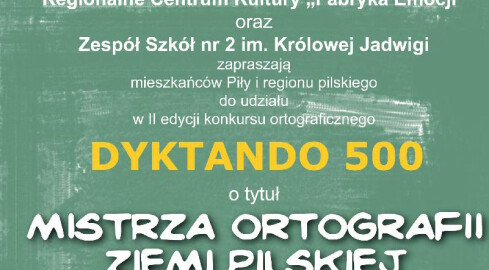 Dyktando 500 - "Sandwicz i Skoczwiski toczą spór o dwudziestopięcio - grafika