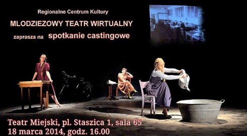 Casting do teatru dla młodzieży i dorosłych  - grafika