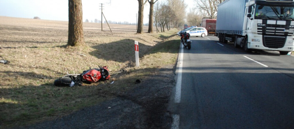 Tragiczny wypadek na K-11. Nie żyje 25-letni motocyklista [ZDJĘCIA]