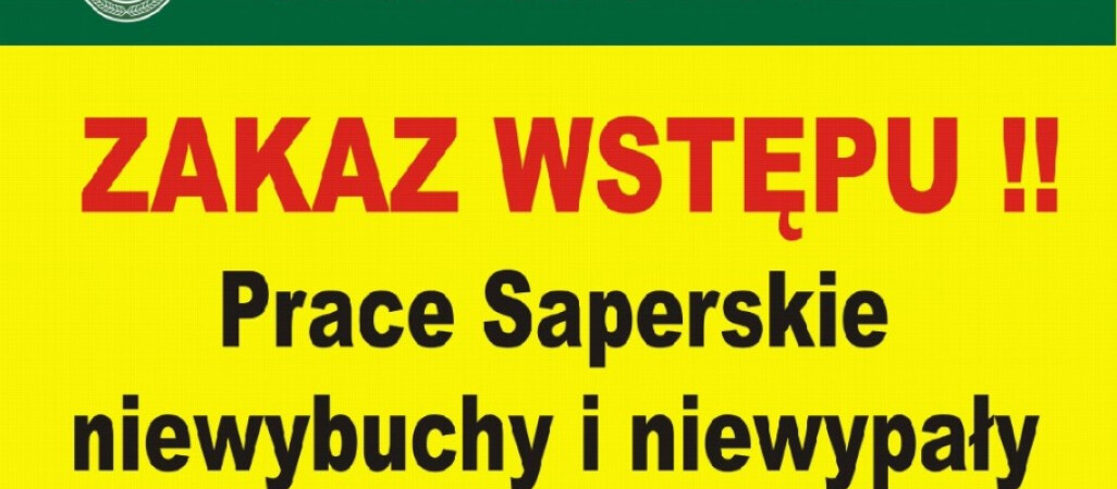 Czego saperzy szukają w wałeckich lasach? Zakaz wstępu!