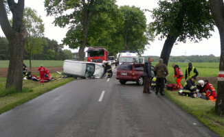 Groźny wypadek!