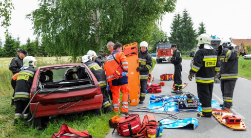 Wypadek: 22 rannych na drodze! [ZDJĘCIA Z ĆWICZEŃ] - grafika