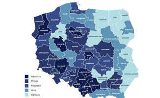 Podregion pilski najmniej atrakcyjny