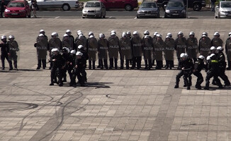 „Dywersja” w Pile. Zobacz jak ćwiczyli policjanci