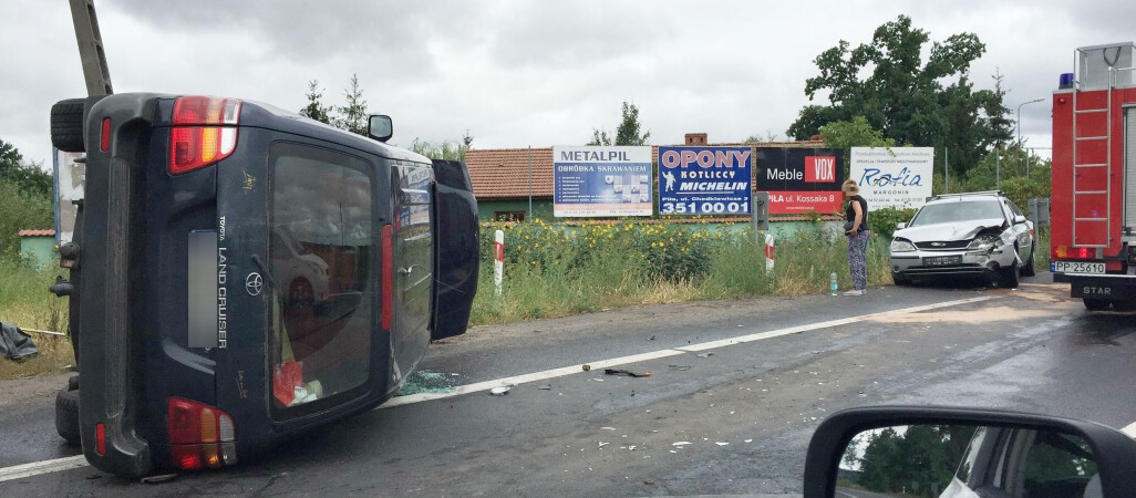 Wypadek na przejeździe kolejowym