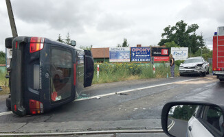 Wypadek na przejeździe kolejowym