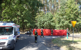 Śmiertelny wypadek pod Zakrzewem