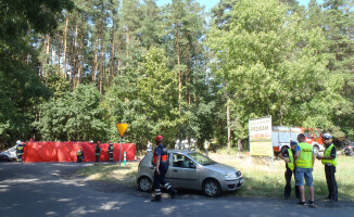 Śmiertelny wypadek pod Zakrzewem