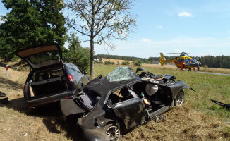 Śmiertelny wypadek pod Zakrzewem