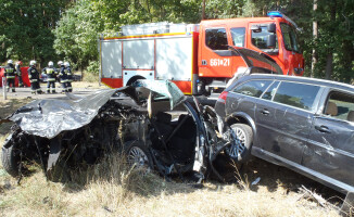 Śmiertelny wypadek pod Zakrzewem