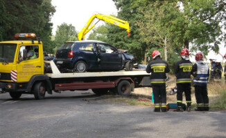 Śmiertelny wypadek pod Zakrzewem