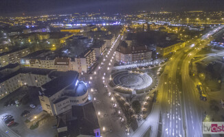 Piła nocą - zobacz jak wygląda miasto