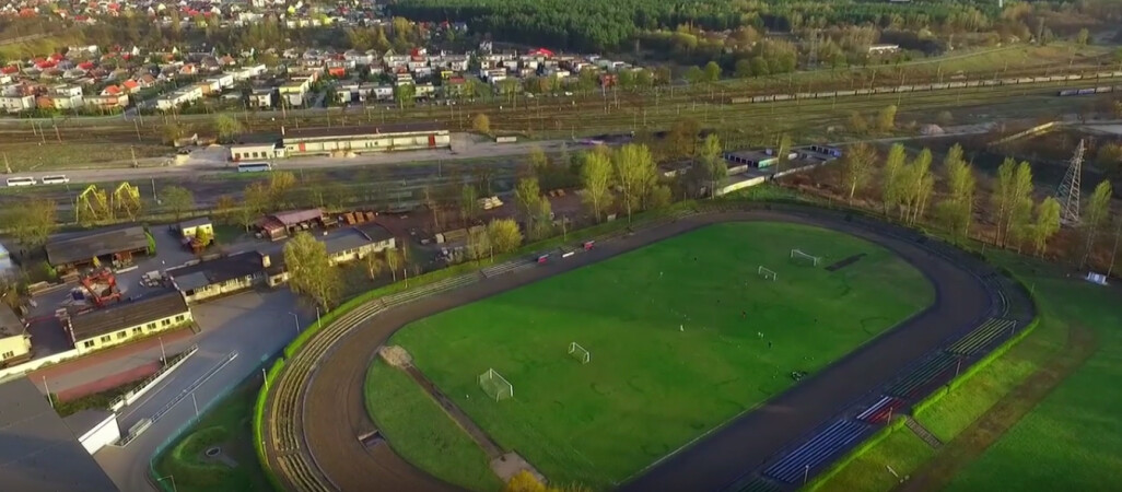 W obiektywie: stadion przy Okrzei w Pile