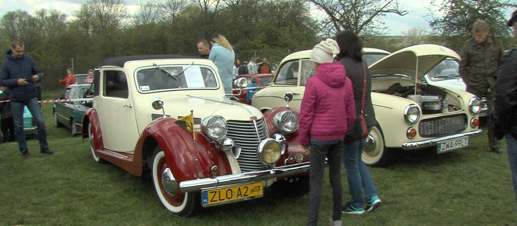 Aero 30, cadillac, trabanty na zlocie w Wałczu