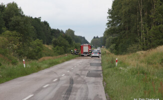 Wypadek na trasie Złotów-Zakrzewo