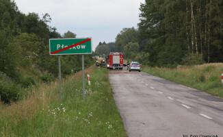 Wypadek na trasie Złotów-Zakrzewo