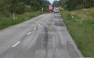 Wypadek na trasie Złotów-Zakrzewo