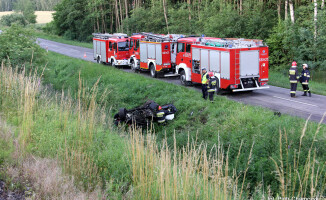 Wypadek na trasie Złotów-Zakrzewo