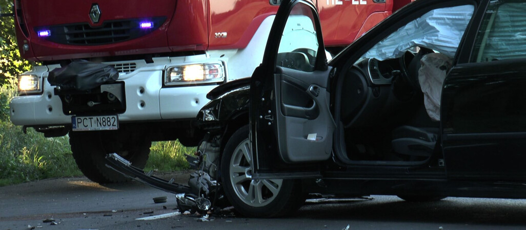 Wypadek na trasie Trzcianka-Czarnków