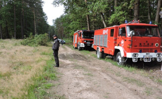 74-letni grzybiarz odnaleziony. Noc spędził w lesie