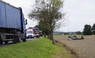 Trzy osoby ranne w wypadku pod Piłą