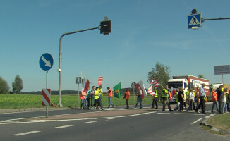 Sadownicy zablokowali dziś krajową dziesiątkę