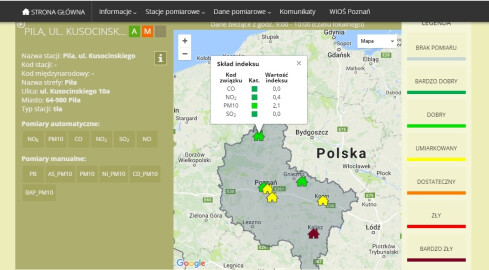 Nad Piłą nie ma smogu!? - grafika