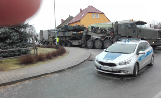 Amerykański czołg uczestniczył w kolizji