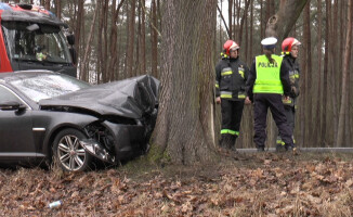 Jaguarem w drzewo. Kolizja pod Stobnem