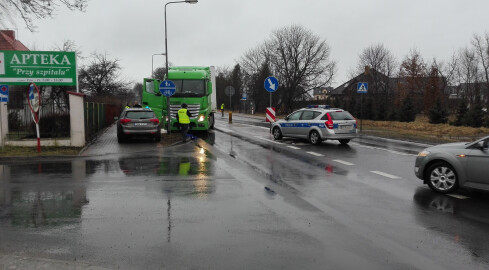 Zmarła kobieta potrącona przez ciężarówkę - grafika