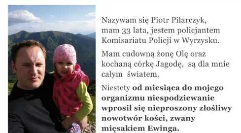 Przejedź się wąskotorówką dla chorego policjanta - grafika