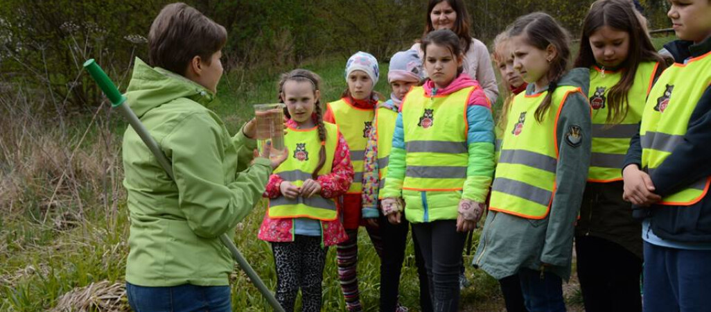 Uczniowie z klasy patronackiej Gwdy na wycieczce