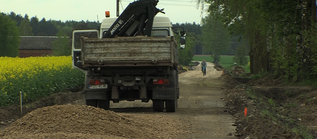 Krajenka w budowie. Trwają remonty dróg