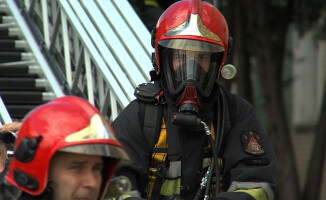 Pali się w Szkole Policji w Pile