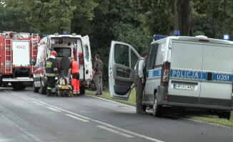 Jechał i wpadł do rowu