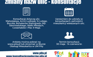 Zmiany nazw ulic w Pile - ruszają konsultacje