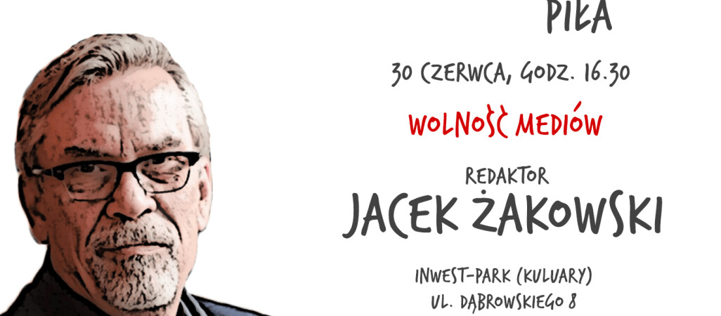 Jacek Żakowski o wolności mediów w Pile