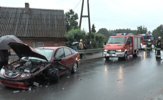 Zderzenie na drodze wojewódzkiej