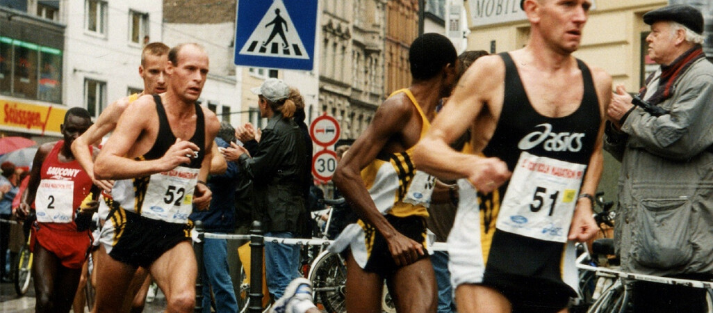 Wizerunek Leszka Bebło na medalu półmaratonu