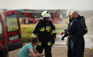 Substancje chemiczne poparzyły pasażerów