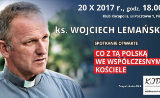 Ksiądz Lemański w Pile o sytuacji w kościele