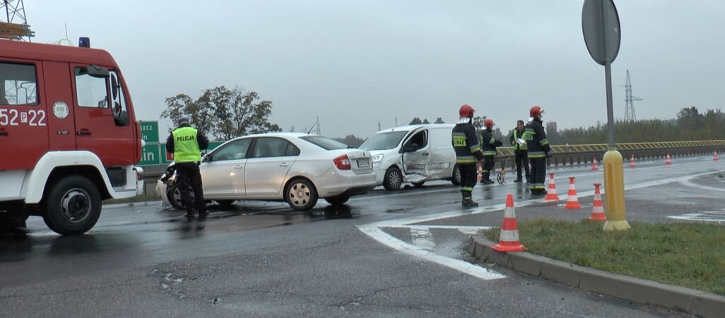 Wypadek na pilskiej obwodnicy