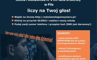 Głosuj na Szkołę Podstawową nr 3 w Pile