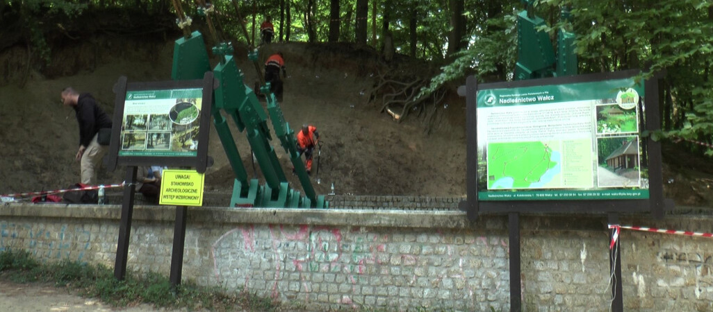 Archeolodzy przeszukują grodzisko w Wałczu