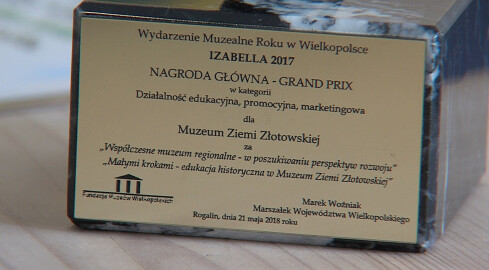 Muzeum Ziemi Złotowskiej nagrodzone przez marszałka