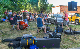 10. Schodów - happening na schodach w Pile